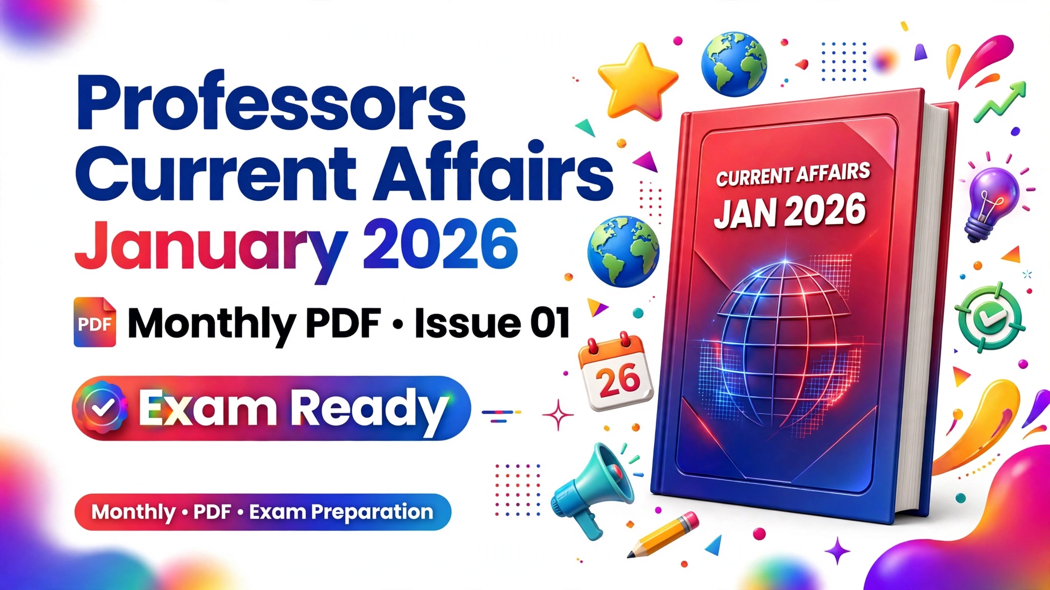 Professors Current Affairs January 2026 Pdf